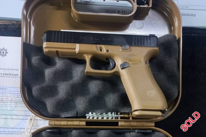 Glock 17 Gen 5 FR, I am selling my Gen 5 Glock 17 FR. Less than 700 rounds through it. It has not been licensed yet and is still on dealer stock at Skietbaan in PTA East. The pistol is in excellent condition and has been very well maintained, stripped and cleaned after every range session.