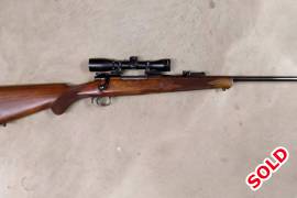 Beautiful Parker-Hale .308 Model Safari, with Lynx 4x32 Scope and Mauser action. Original stock replaced with 