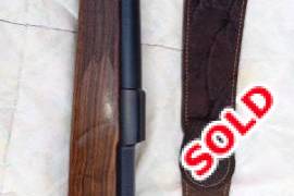 -----SOLD-----    Elephant Leather Rifle Sling, -----SOLD-----   New Elephant Leather Rifle Sling. R2200 in the shop now, so it is a bargain. Very soft and perfect width. Never used.