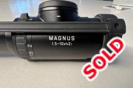 Leica Magnus 1.5 x 10 x 42i, Scope was mounted but never used. Your chance to buy a new scope at a 20% discount. 