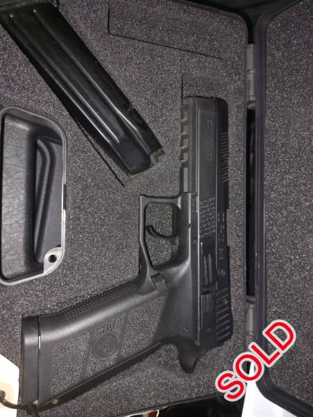 CZ PO 9 -9mm P for sale , To all our Clients Please come and view this Beautiful looked after CZ PO 9- 9mmP Pistol at Cape Guns and ammo 2C Thermo Street Stikland Bellville 7530 tel 021 9452606