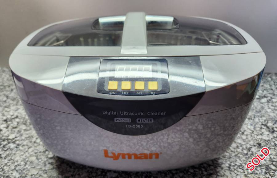 LYMAN TURBO SONIC 2500, Lyman TurboSonic Sonic Cleaner.
Excellent working condition.
0828701442