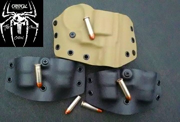 Kydex holster and double speedloader carrier, Original kydex holster in