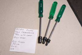 RCBS Flash hole deburring tools, RCBS Flash hole deburring tool with case pilot stop. Three different calibies . , 6mm   and  ,45 cal. R150   EACH.     Really great condition, Postnet available in SA @R100.