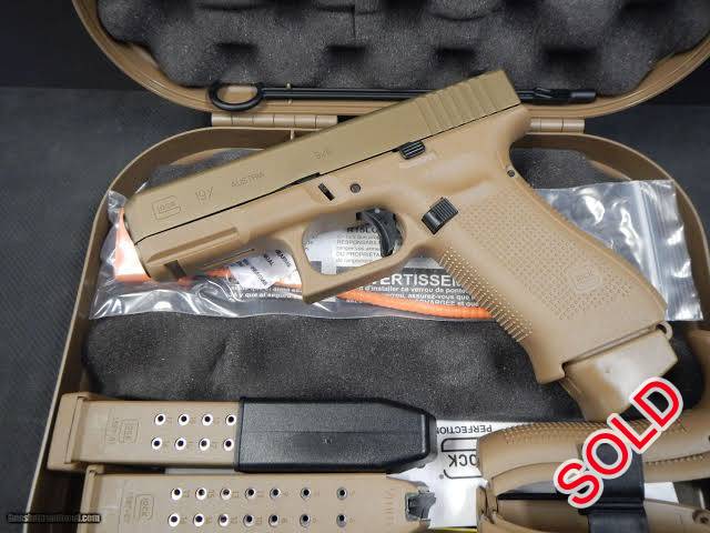 Glock 19 x, Glock is still at dealer only used a few times at the range, still as good as new. Selling because it is not being used. 