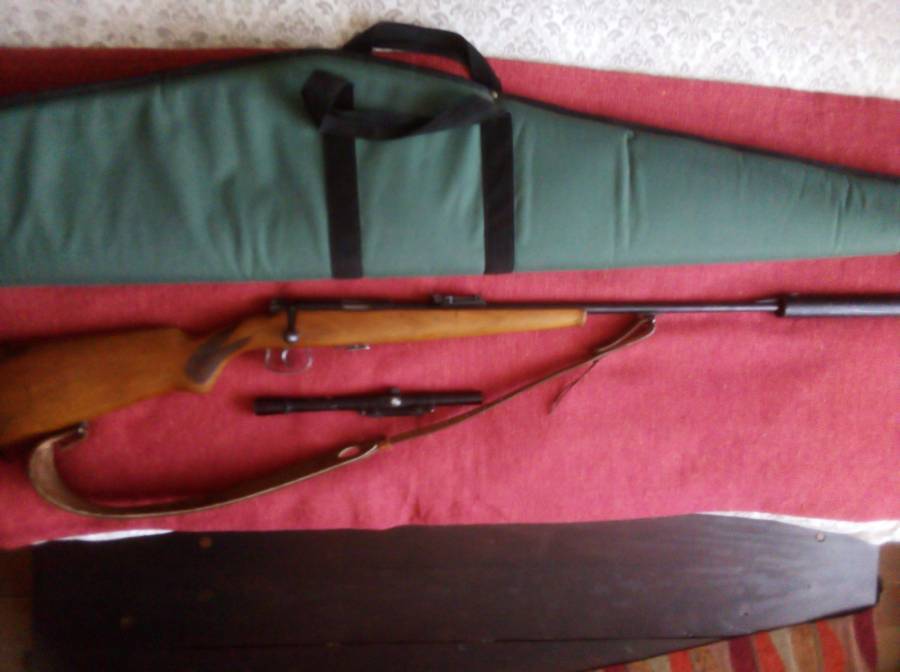.22 Rifle for sale, Mauser .22 rifle for sale with telescope and bag. Any reasonable offer will be considered.