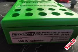 .308 Redding Competition Die Set, Brand new only used for about 300x Rounds of reloading.
Courier anywhere can be included.