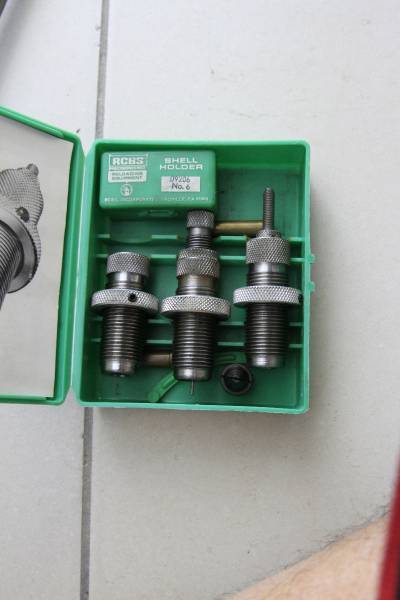 Rcbs Reloading Dies Set Of Dies Including Shell Holder And Deburring Tool