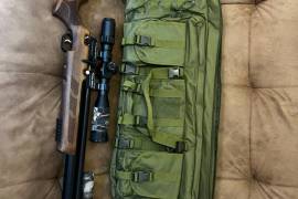 PCP COMBO (KLAIT L & KRAL PUNCHER MEGA 2), AIRMARKS KRAILT L (EXTRAS)
2 Alliminuim magizines 
Bipod 
Discovery scope HD 5-30x56FIR 34 mm 
Rifle hard case 
ALL FOR R38 000.00

KRAL PUNCHER MEGA 2 (Wallnut)
Discovery ffp 4-16x44SF 30 MM
Rifle Bag 
Silencer 
2 Magazines 
ALL FOR R9000.00

Hoop wraped carbon fibre Cylinder 300 BAR 6.8L With protective boot for cylinder  R4000.00