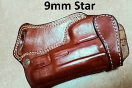 Leather Holster , Leather Holster 
For 9mm Star Pistol
Carry behind the back type - as per pic.
R500
WhatsApp 0788440401