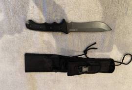 Survival Knife, Schrade Survival Knife brand new in sheath.  Never used.  Part of knife collection.