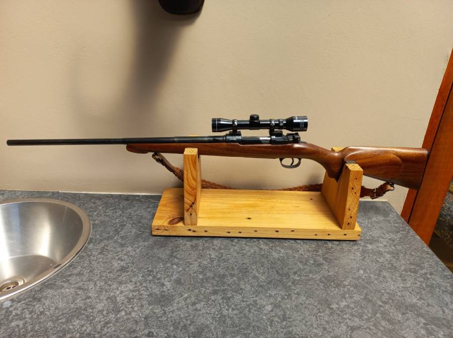 8x57mm, German 8x57 sporterised and bedded action. Rifle in good condition