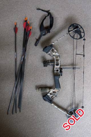 Matthews Mission Craze compound bow, Unused. With sight, stabilizer and pro caliper release. Will throw in high density
 target foam butt, targets, arrows free.