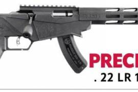 Ruger Precision Rimfire Adjustable .22LR, Ruger Precision Rimfire Adjustable .22LR
15 RND MAG
BARREL LENGTH 18’’
BARREL THREAD 1/2’’-28
TWIST 1:16’’ RH
FOR ONLY R 18 710.00
For more information please WhatsApp Jevon at : 066 398 0024 OR phone at : 016 110 0149
www.redotfs.co.za
 
 