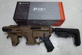 RECOVER TACTICAL P-IX+ - GLOCK CONVERSION KIT, !!!JUNE SPECIAL!!!

RECOVER TACTICAL GLOCK CONVERSION FULL KIT.

Convert your Glock pistol into an AR Platform!.

Will fit the ffg Glock models only:
17, 19, 19X, 22, 23, 34, 35, 45 (Gen 2 to 5)

Features:
AR Ergonomics. Uses standard AR accessories
Fits many Glock models (fit chart below)
Safety selector & Adjustable trigger
Multiple pic rails
Optional collapsible buttstock
Made w/ glass-reinforced polymer

Don't Miss Out on These!!

Nationwide delivery!