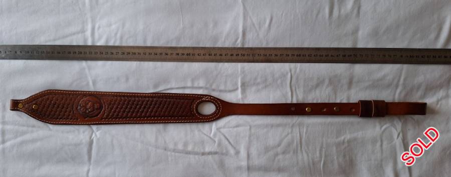 Leather rifle sling , R 350.00