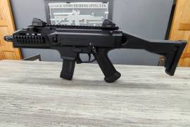 CZ Scorpion Evo 3, a 9x19 calibre semi-automatic carbine with a 7
​​​