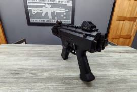 CZ Scorpion Evo 3, a 9x19 calibre semi-automatic carbine with a 7
​​​