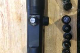 Bushnell Yardage, Bushnell Yardage Pro 4-12 X 42 laser rangefinder rifle scope.

contact me on 063 115 5923