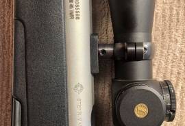 Mr Roland van Tonder, 25.06 STEYR MANNLICHER

SATIN STAINLESS STEEL 

30Ø TELESCOPE MOUNTINGS

BLACK SYNTHETIC STOCK
