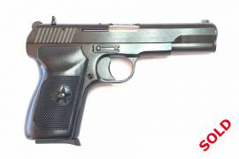 Norinco Model 213 FOR SALE, Norinco Model 213, 9mmP semi-automatic pistol available for sale from dealer.
Brand new in box with extra magazine.

To view more pictures and information and to make an enquiry on this firearm, please visit the following link:
http://theguntrove.co.za/browse-firearms/norinco-model-213-2/

The Gun Trove
www.theguntrove.co.za