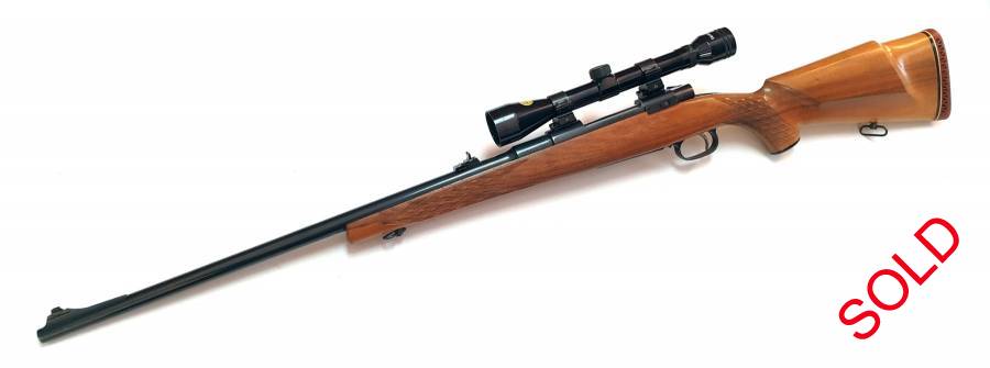 Musgrave Model 80 - .30-06 FOR SALE, Musgrave Model 80, .30-06 Springfield, bolt-action rifle available for sale from dealer.
Fitted with a Tasco 4×40 scope.

To view more pictures and information and to make an enquiry on this firearm, please visit the following link:
http://theguntrove.co.za/browse-firearms/musgrave-model-80/

The Gun Trove
www.theguntrove.co.za