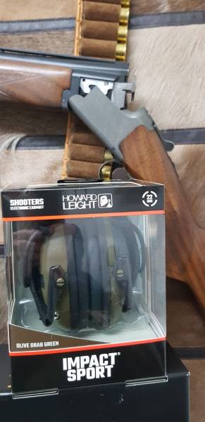 Brand New Howard Leight Impact Sport earmuffs, Available in OD Green or Teal
