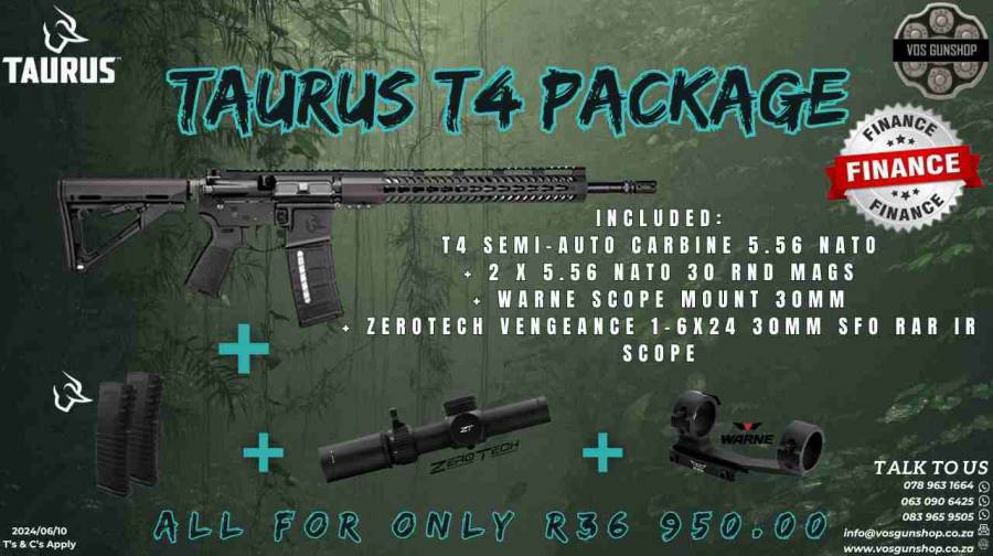 Taurus T4 Combo, R 36,950.00