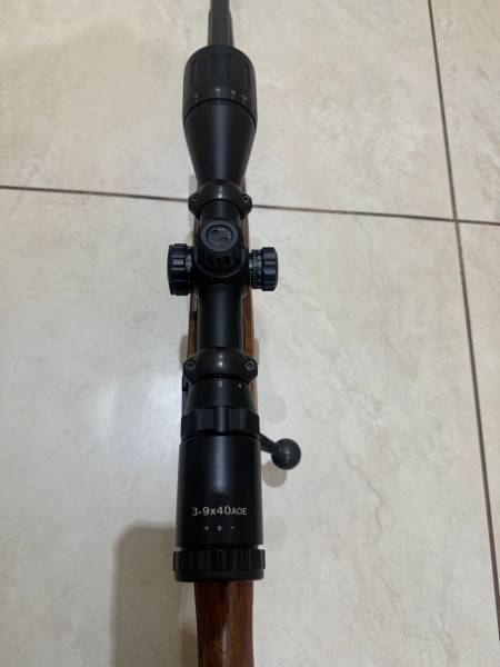 Musgrave .243 Winchester K98., Well looked after .243 with 3 x 9 x 40 Scope. No bumps or scratches. Original Bloemfontein Musgrave. The price includes the rifle and the scope. 