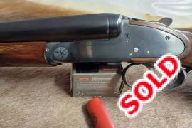 Brno Special Poldi Elektro Side by Side, Brno Special Poldi Elektro 12ga. side by side shotgun for sale. Woodwork, blueing and barrels in top condition.
Please contact or whatsapp Chris on 079 507 4499.