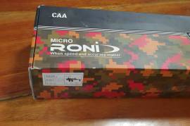 CAA Micro Roni for Glock, CAA Roni for Glock
Fits Glocks - 17,18,19,22,23,25,31,32
Tested on Gen 3, Gen 4 and Gen 5
Comes with the Micro Roni Flip up sights and thumb rests.
Used a few times at the range.
R5500.
Reasonable offers will be considered.