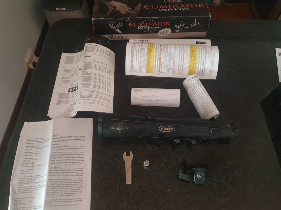 Burris Eliminator 2, 100% Working in box with original paperwork and remote