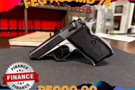 FEG 7.65 MD 74, For any further information, please feel free to contact us on WhatsApp for any further information at:
063 090 6425
078 963 1664
083 965 9505
www.vosgunshop.co.za


We offer an Indoor Range, Accredited Training, Regulation 21, Motivations (Company/ Personal/ Dedicated Sport & Hunting/ Occasional Sport & Hunting) and a fully stocked Gun Shop.


We can assist with all of your firearm and security related needs.
 