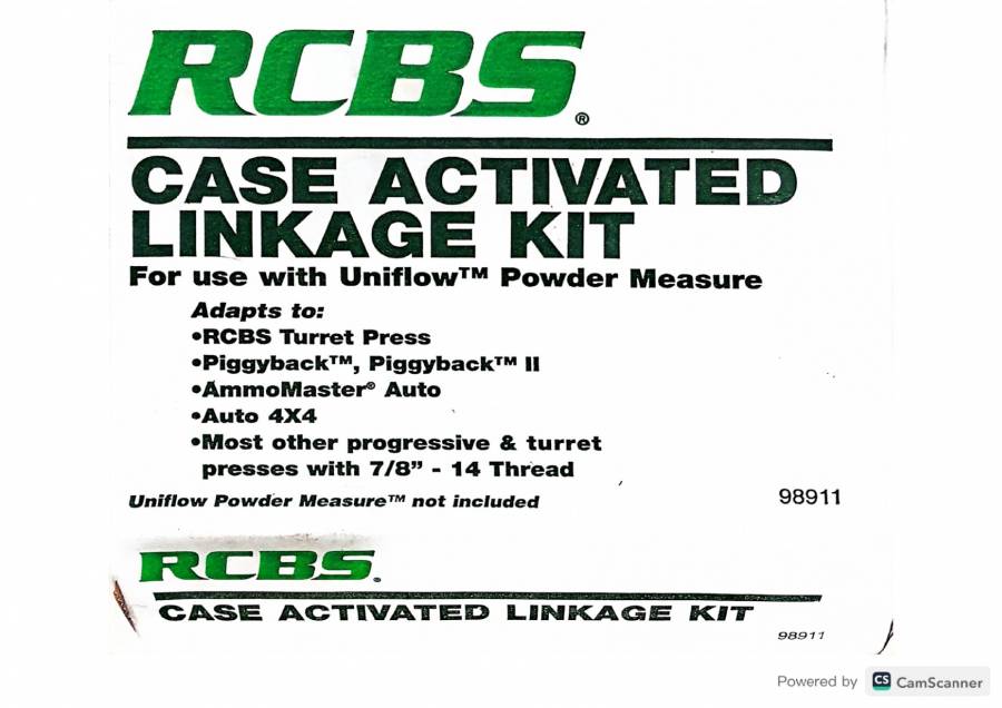 RCBS Uniflow Powder Measure, The Uniflow Powder Measure is the most accurate Uniflow that RCBS has ever produced with tight tolerance allow powder to pour uniformly from the measuring cylinder and into a case, thereby eliminating the hazards of overloads caused by clogging when charges are dumped.
Machined reference surfaces for exacting tight tolerances allowing for a dispensing range of- 0.5-95 grains- 0.1 grain to 0.3 grain accuracy
NG Resistant, anti-static hopper with threaded hopper design makes disassembly for cleaning quick and easy
 
Comes with :-
- Case activating Linkage unit Valued at R2500
- UPM Micro Adjustment Screw Valued at R1000
 
Individually would cost in excess of R5000.
My price : R3800
 