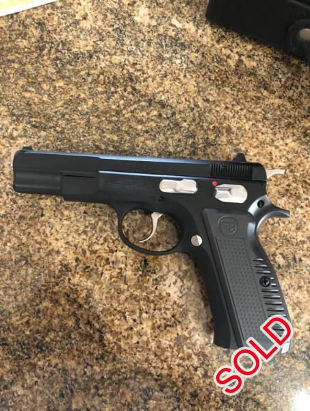 Limited Edition, CZ 75 Limited Edition 9mm pistol for sale. Has only been to the shooting range once and the pistol is in mint condition. Number 45 of 75 manufactured. Comes with certification. 