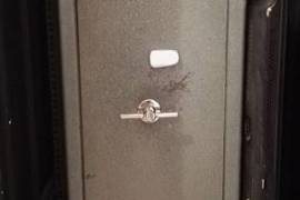 Rifle Safe, Space for 3+ rifles plus 3 shelves for handguns, ammo, passports etc. Very good condition.
 