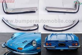 Ferrari Dino 246 GTS Year 1969-1974 bumpers, Ferrari Dino 246 GTS Year 1969-1974 bumpers
One set includes:
One front bumper in 2 parts,
One rear bumper in 2 parts
Bolts and screws.
Bumpers copy from original samples, so, shape and size like samples.
Bumper is made from 304 stainless steel (it never rust, even at different temperatures), After the bumper is finished, it is polished to a high gloss. It looks like chrome. The inside of the bumper is painted with many layers, making it smoother and more beautiful.
Please see the link: bumperautomobile.com/ferrari-dino-246-gt-and-gts-bumpers.html
Email: amy.bumperautomobile@gmail.com
WhatsApp: +84976133731
Facebook: facebook.com/tienbumper.tran.5/
Instagram: instagram.com/bumperautomobile/
Website: bumperautomobile.com
 