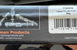 Lyman Stainless Steel Pro Die Set 44mag - New, Lyman Stainless Steel Pro Die Set 44mag - Brand New - Box still sealed