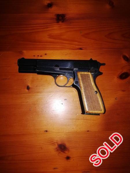 Browning High Power  9mm/p, Pistol still in original condition-Very good condition included 100 rounds.Price neg.