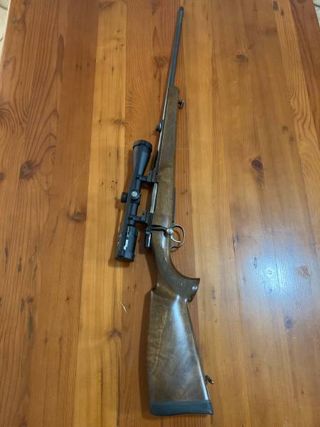 270 CZ , Good condition. . Scope will not be included in rifle sale. Still shoots good. Only selling due to immigration. Die set included in sale along with a mute silencer.