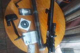 PSE AR-15 TAC crossbow for sale, Excelent condition crossbow used only a few times.  Tested speed 402 fps.
Attachements included: Hawke sports optics rifle scope (HD2-7x32) and a bipod.
Accesories included: 1 x carry bag, 7 x arrows + 1 holder, 1 x crank, Owners manuals and instruction booklets.
Price negotiable.