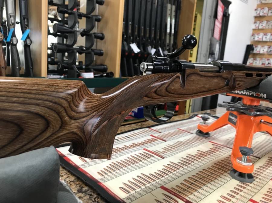 Musgrave, Brand new Musgrave 30-06, laminated stock. Selling at cost, barrel has small mark where blueing rubed of. 
Firearm at dealer 