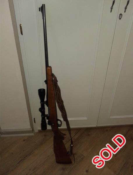 Musgrave, Musgrave 30-06 rifle in good condition. Fitted with Tasco 4x40 scope. Shoulder sling and rifle bag included.