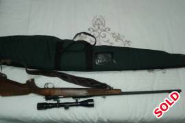 Musgrave, Musgrave 30-06 rifle in good condition. Fitted with Tasco 4x40 scope. Shoulder sling and rifle bag included.