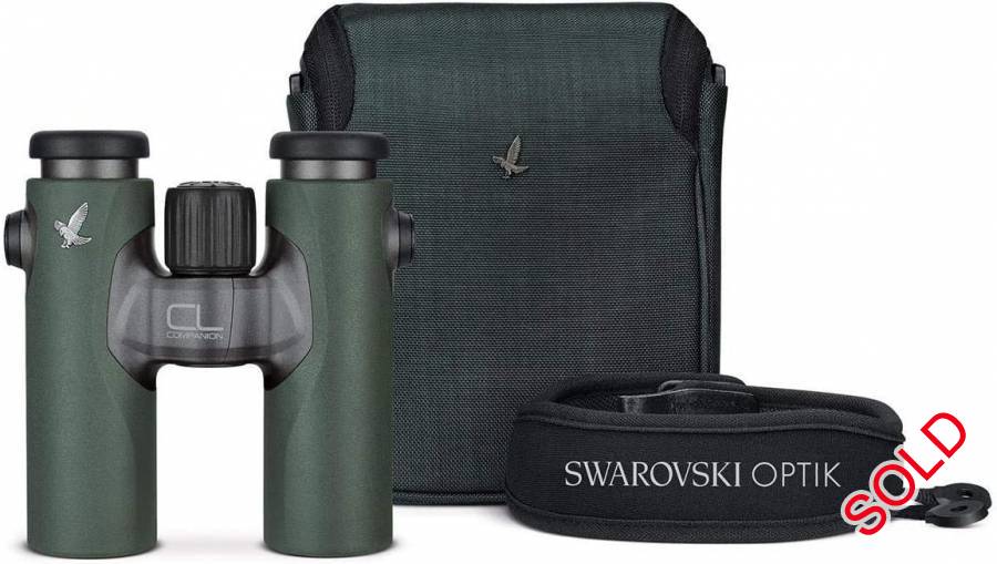 Swarovski CL Companion 10x30 Binocular never used., Never used as new plus its the latest model available.
The Swarovski CL Companion 10x30 Binocular captures every crucial detail. Improved optics with 10x magnification bring you closer to nature. The ergonomic design of these compact, lightweight (500 g) binoculars makes them an excellent companion providing you with unique experiences when you’re on the move.


10x Magnification
30 mm Objective lens diameter
Lightweight
Perfect for capturing every detail, close or far


 