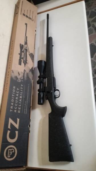 CZ 557, Brand new CZ ,557,Rifle in .308 synthetic stock Night Sky. With weaver 3-12X50 Scope.Brilliant rifle at an awesome price.