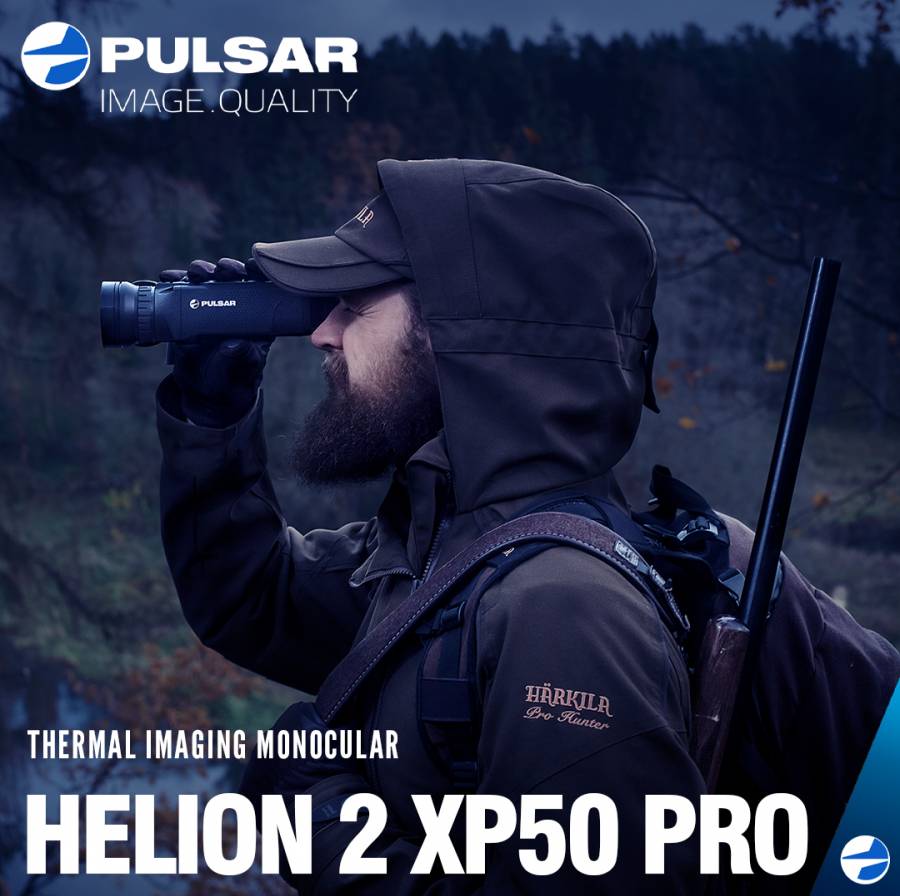 Black Friday Special , The Pulsar Helion 2 XP50 Pro Thermal Imaging Monocular - offers a high definition thermal sensor 640x480 pixel @ 17 UM and a long detection range of up to 1800m. With an efficient image detail boost function, this monocular features a large aperture lens, ultra-high-strength magnesium alloy housing, full-colour HD AMOLED display and a variable magnification of 2.5x-20x.