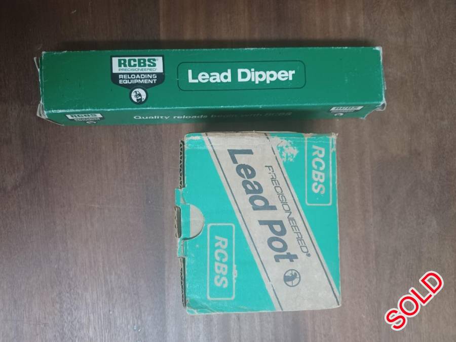 RCBS lead pot and dipper