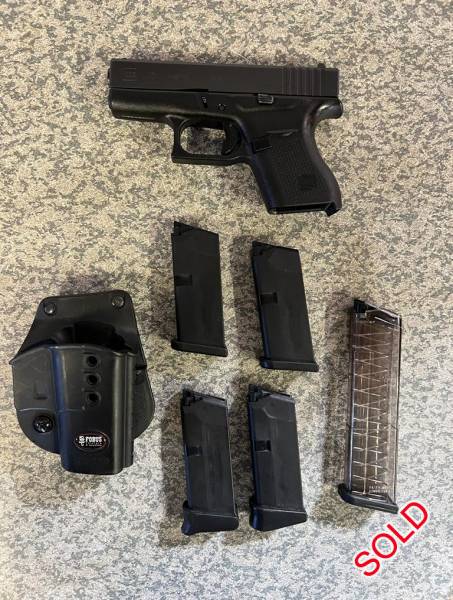 Glock 43, Glock 43 as new, with extras as per picture.