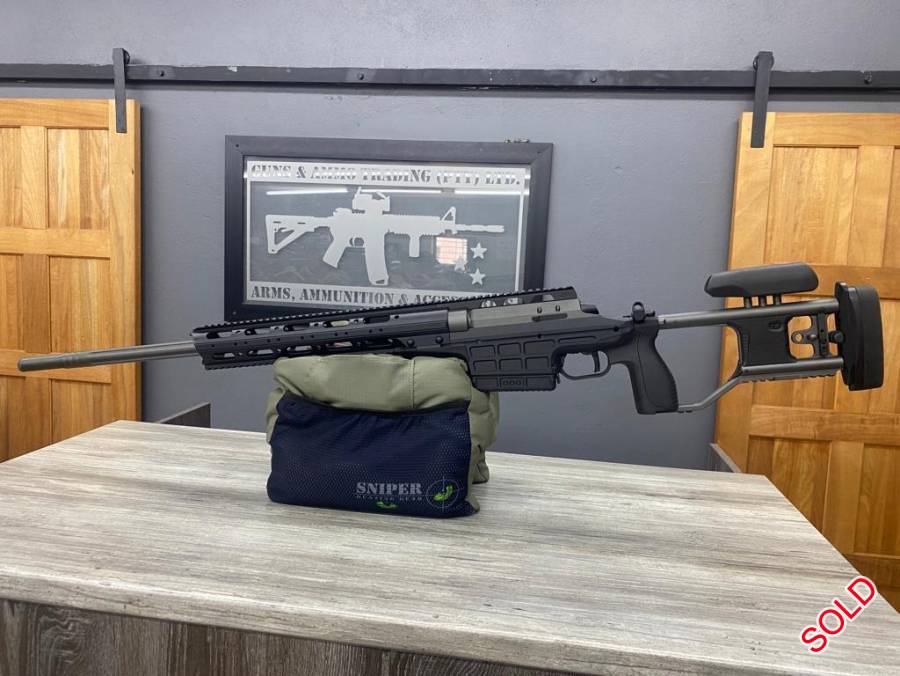 SAKO M10 .338 LAPUA, This is something you won’t see much anymore, the Sako M10 .338 Lapua Mag! This example is in Like New condition with a few extras! -Custom Cerakote so make the barrel and action a sweet tungsten colour! -a Gun Warrior silencer and end cap muzzle brake! Comes in the Sako Hardcase with the original box of extras and tools! Folding stock, 27 inch fluted barrel, amazingly smooth bolt, amazing trigger!  Comes with 199 Lapua cases, full Wilson Die set!